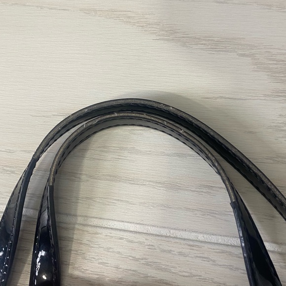 *Kate Spade Black patent leather shoulder tote bag - Picture 11 of 15